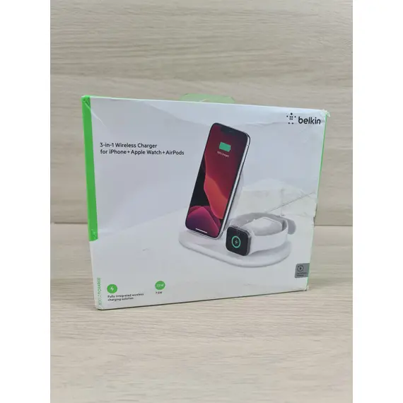 Belkin - Cargador Inalámbrico 3 en 1