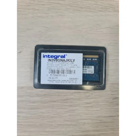 Memoria Integral 8GB DDR3 RAM 1600MHz SODIMM